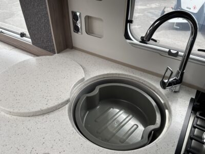 2026 Swift Conqueror 480 caravan kitchen sink